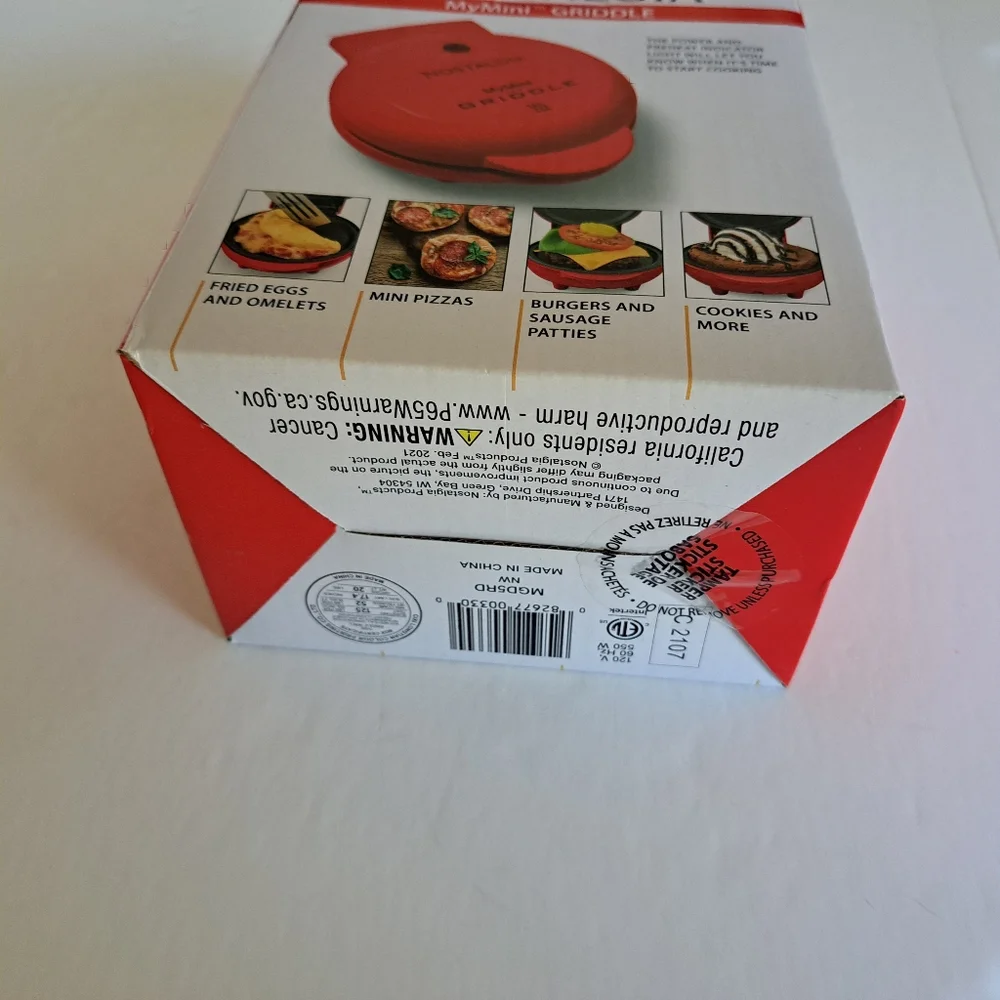 Nostalgic My Mini Griddle NWT